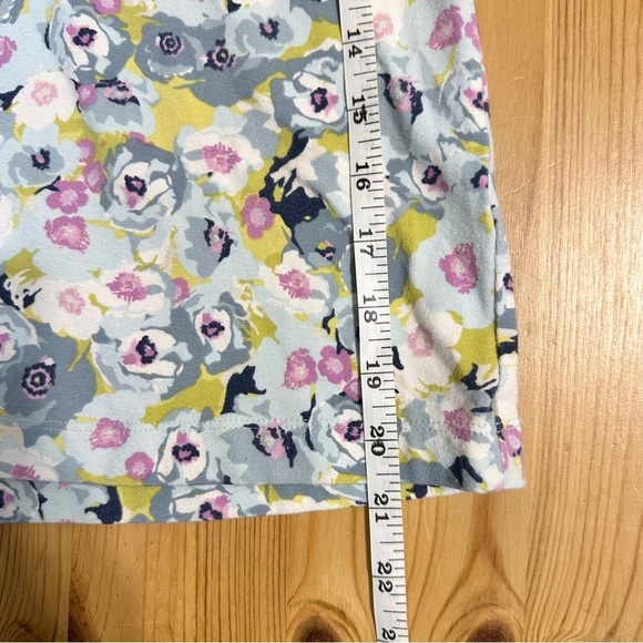 J. Jill Floral Print Stretch Pocket Knit Skirt Multicolor Women’s Size Medium - Picture 11 of 12